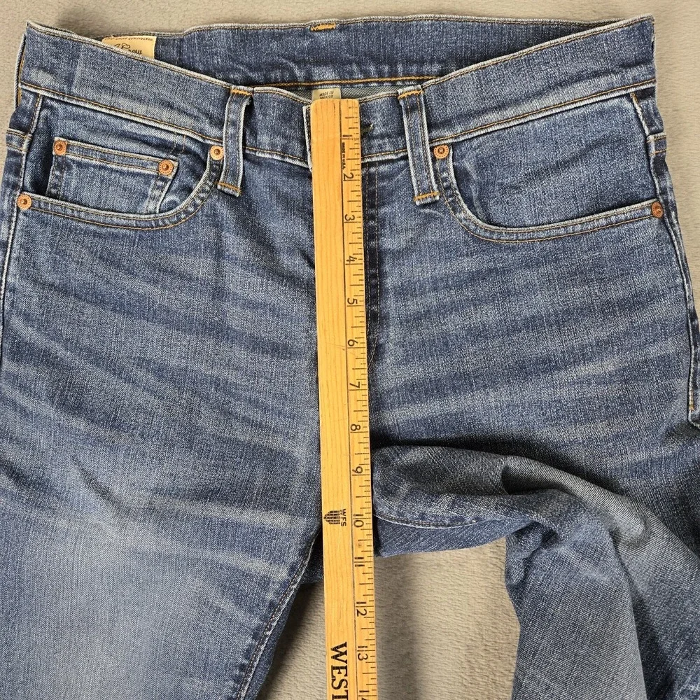 J. Crew 484 A‎ Cone Denim Jeans Mens 30x30 Slim Fit Blue Med Wash Stretch